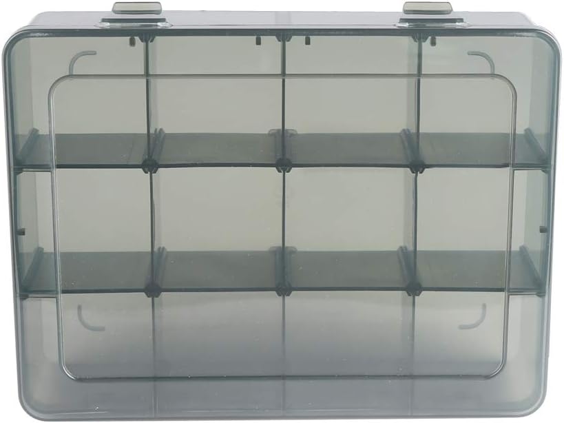 Vidifor 9 Grids Art Craft Supply Organizer Storage Containers, Compartment Storage Box with Removable Dividers for Jewelry, Beads, Buttons, Small Parts