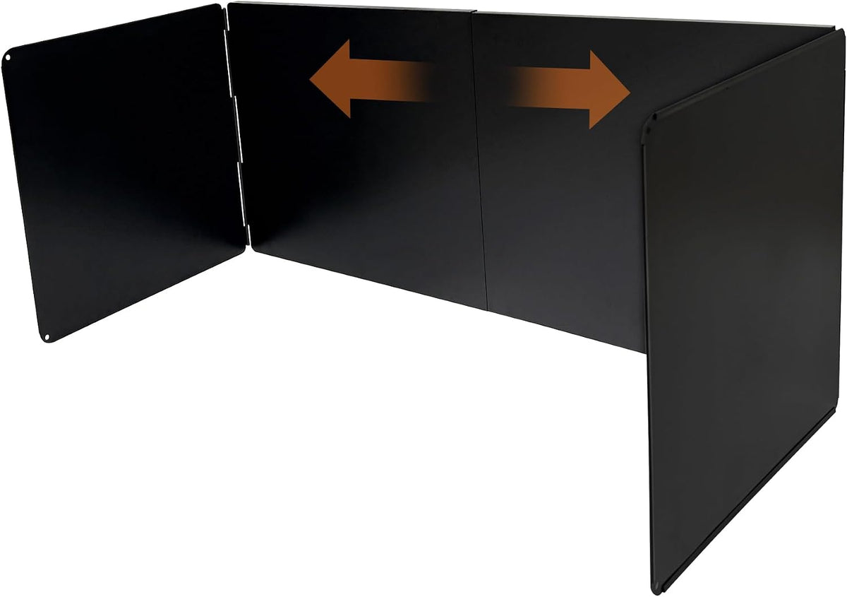 Foldable Kitchen Splash Guard, U-Shaped or 2 L-Shaped Stove Backsplash