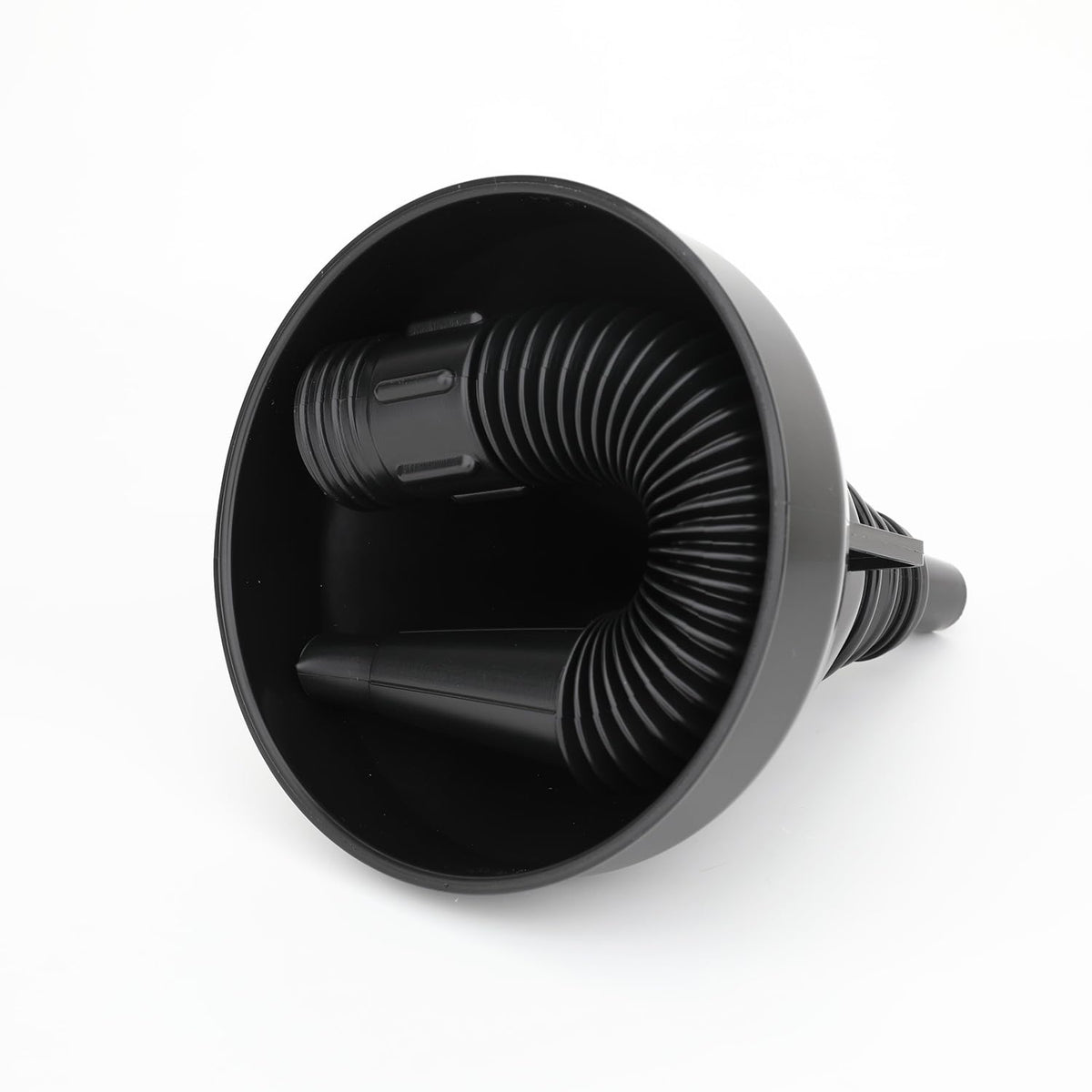 5-Piece Automotive Oil Funnel Set with Flexible Neck, Filter Screen, Wide Mouth for Gas, Oil, Coolant, Engine Oil