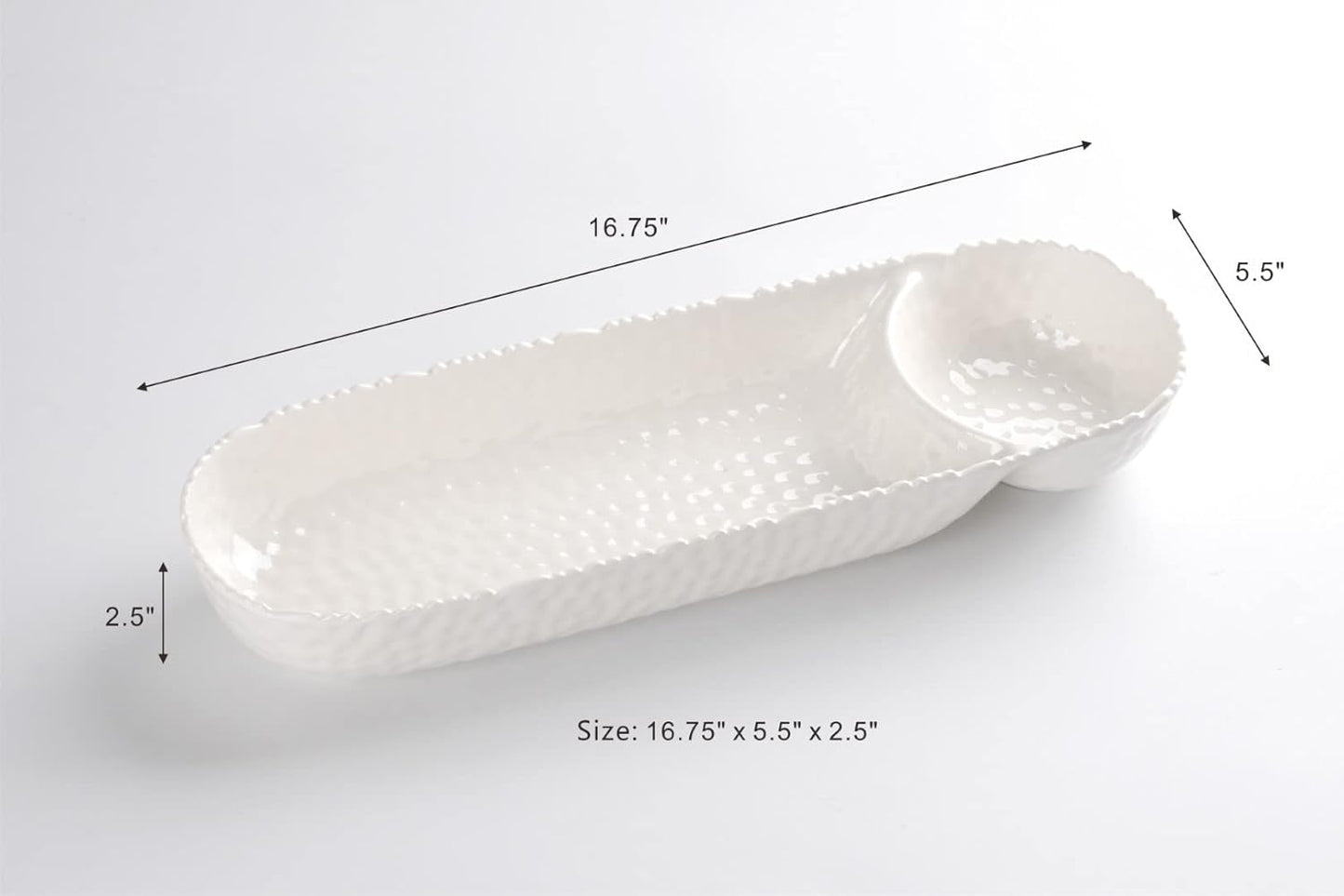 Pampa Bay Chip and Dip (Glossy White)