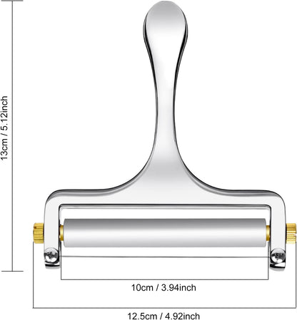 Sopito Cheese Slicer with 3 Extra Stainless Steel Wires, Silver