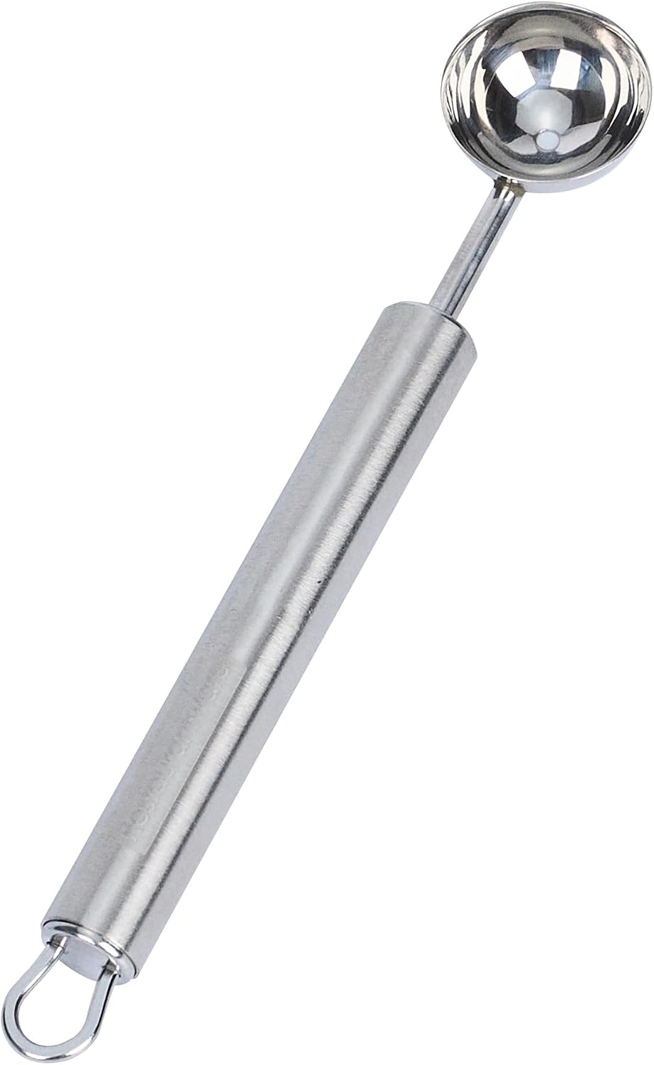 Restaurantware Stainless Steel Melon Baller - German Standard Fruit Scooper, Ergonomic Grip, Dishwasher Safe - Fruit Baller For Watermelon, Cantaloupe, Butter, DIY Fruit Platter