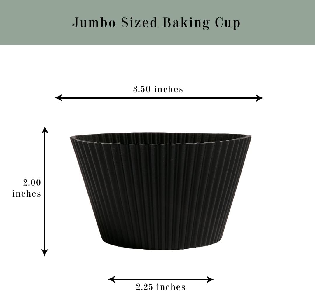 The Silicone Kitchen Reusable Silicone Bento Baking Cup, Non-Toxic, BPA Free, Dishwasher Safe Bento Box Accessories Lunch Box Dividers, Square and Rectangle, 24 Pack, Matte Black