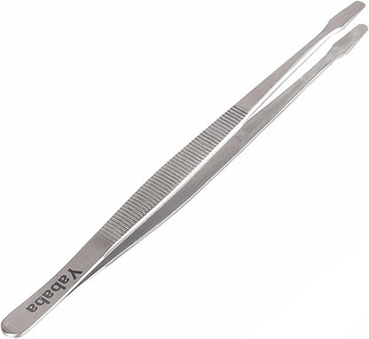 Tweezers, 5 Pcs Precision Tweezers Set, Anti-Static Stainless Steel Long Tweezers Kit for Electronics, Laboratory Work, Jewelry-Making, Craft, Soldering, Hobby, Watches, Car Machines Repair Etc