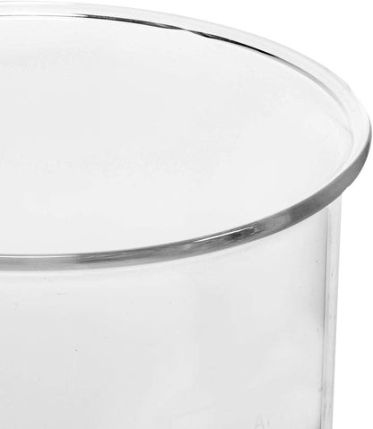 3 Piece Glass Measuring Cup Set, Includes 1/2-Cup, 1-Cup, and 2-Cup High Borosilicate Glasss Liquid Measuring Cups, Dishwasher, Freezer, Microwave, and Preheated Oven Safe, Essential Kitchen Tools