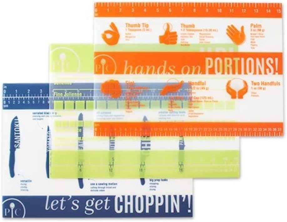 The Pampered Chef Flexible Cutting Mat Set of 3 Item #1013 Large Mats