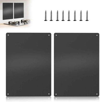 Stainless Steel Stove Backsplash, Kitchen Splatter Shield Silver 12"x16"