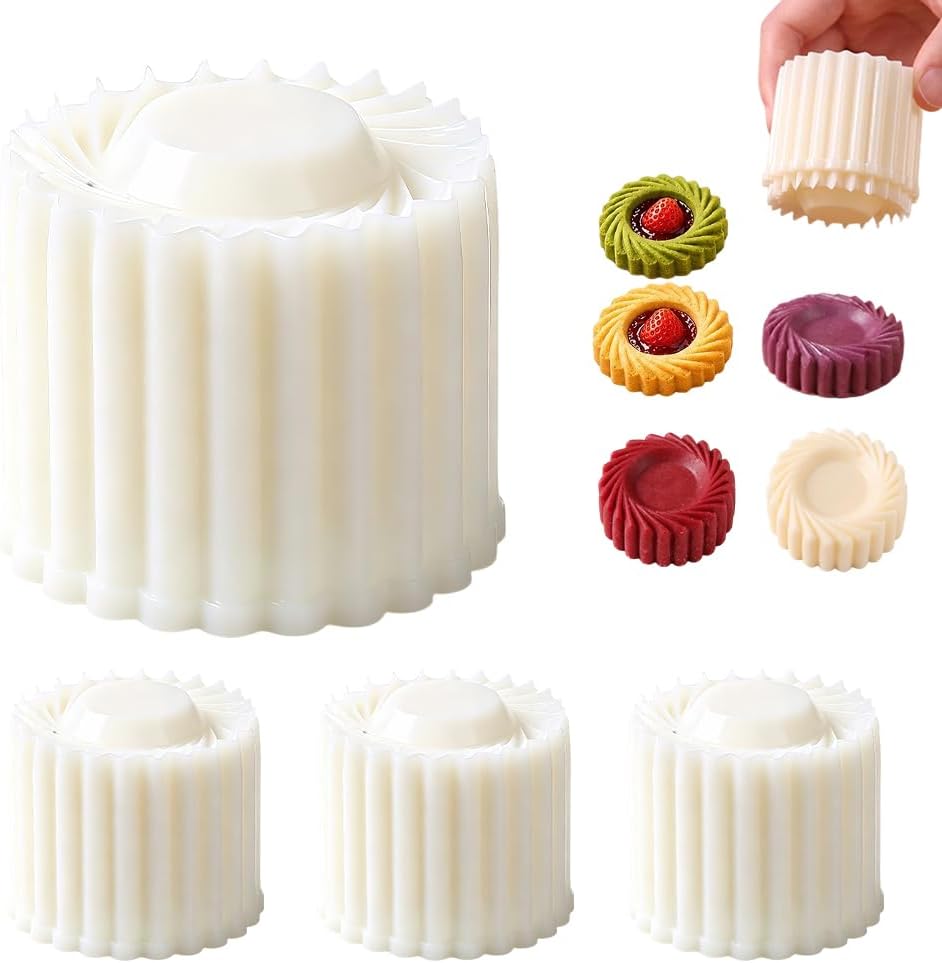 Sunflower Mooncake Mold, Double-Ended Hand Press Cookie Stamp (2)