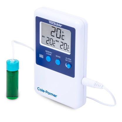 Traceable Fridge/Freezer Digital Thermometer with Calibration; 5 mL Bottle Probe