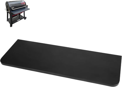 Upgraded Grill Table for Weber Kettle 22"/18"/26", Master Touch 22", Smokey Mountain, Recteq Pellet Grill RT-B380, Prep Station with Cutting Board, Basin, 4 Hooks, Shelf for Weber Kettle Accessories