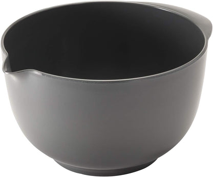 Hutzler Classic 2 Liter Melamine Mixing Bowl, Gray