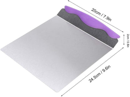 2 Pcs Cake Lifter, Stainless Steel Pizza Transfer Tray Cake Spatula Moving Plate Cake Lifter Shovel Pastry for Kitchen Bread Pastry Baking