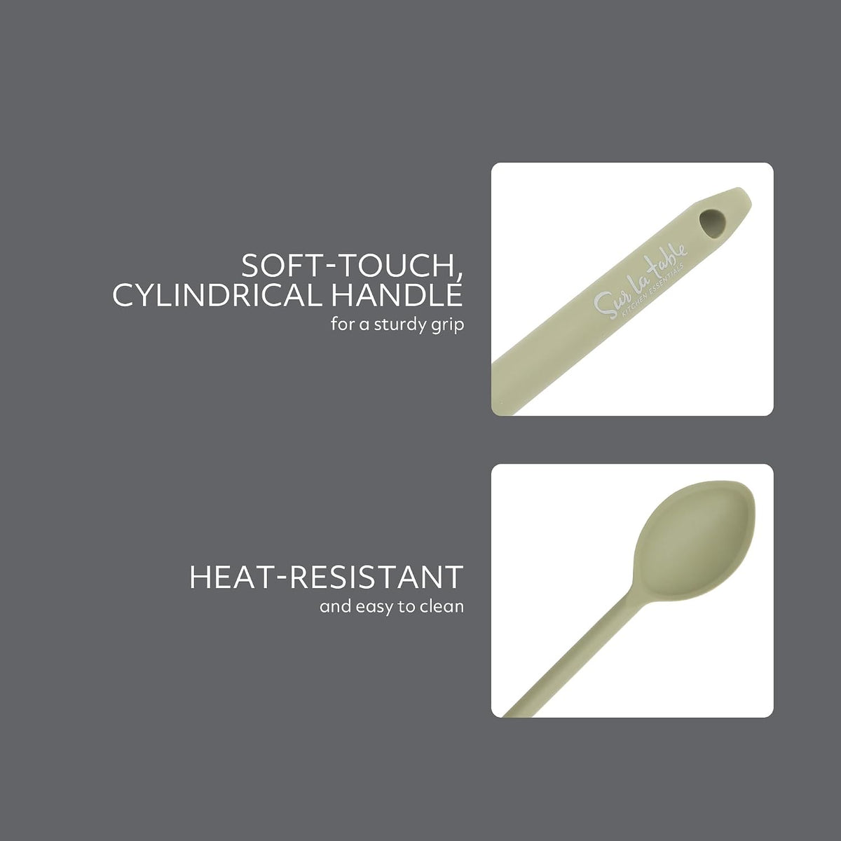 Sur La Table Kitchen Essential Mealcraft Silicone Spatula - Juniper Green