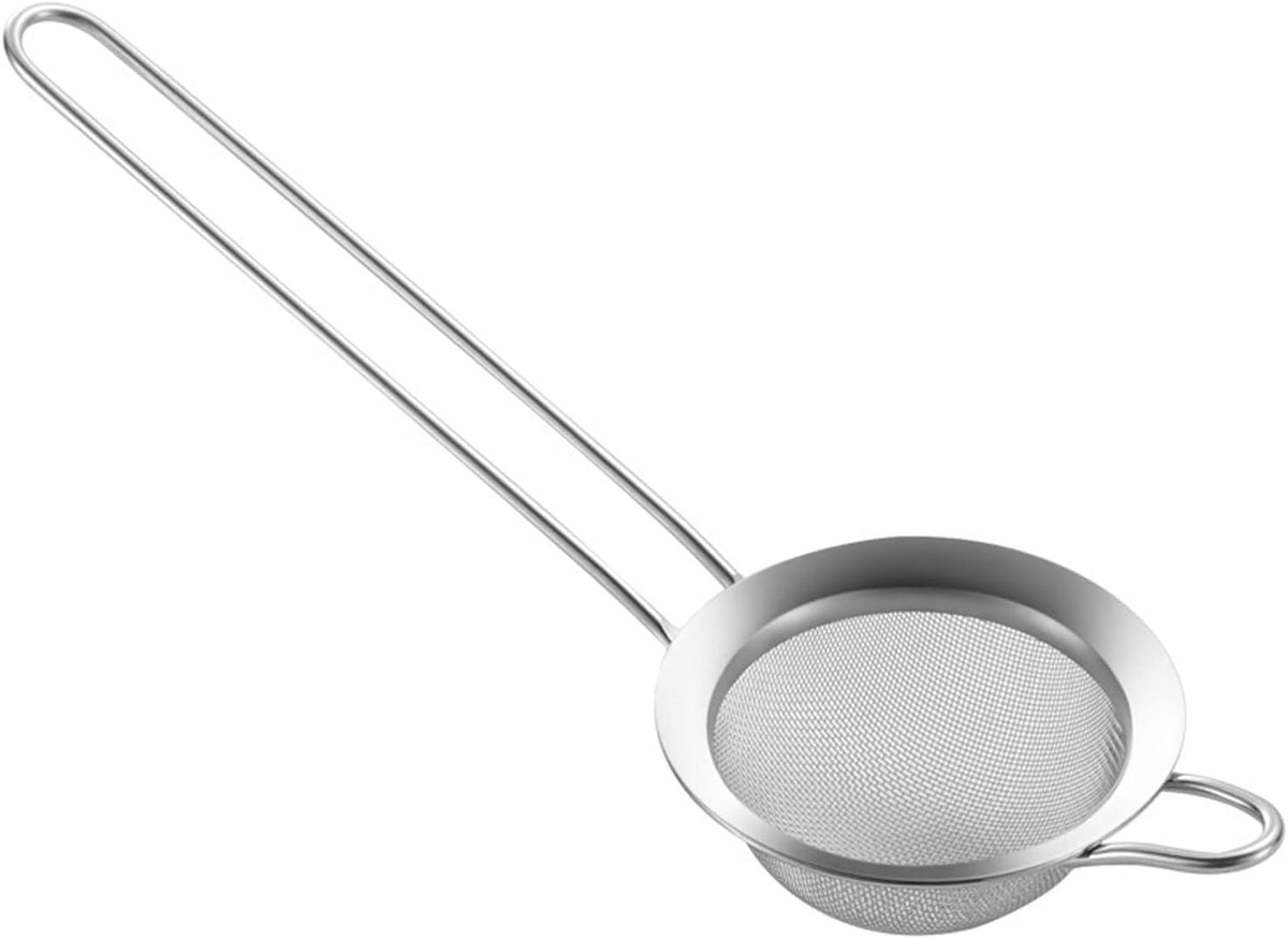 Fine Mesh Strainer with Handle Tea Sifter Stainless Steel Sieve