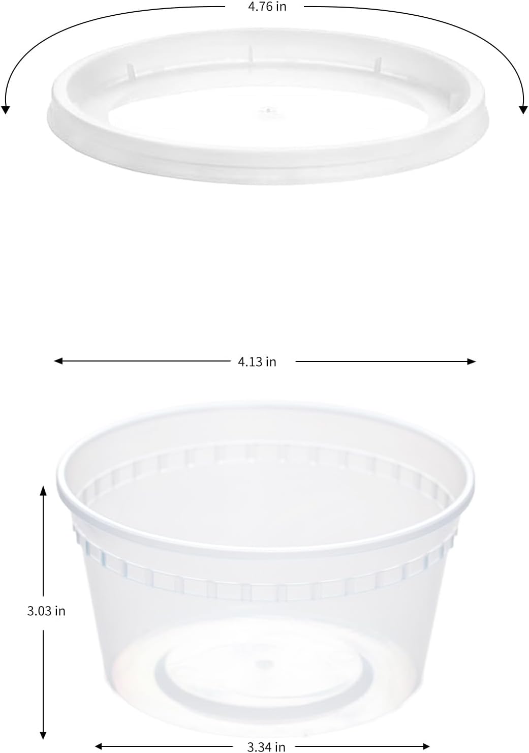 30oz Meal Prep Containers Bulk 50-Pack - 2-Compartment with Lids, Leakproof, Microwave/Freezer/Dishwasher Safe - Commercial Food Storage, Black