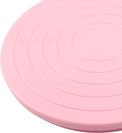 Bonsicoky Cake Decorating Turntable, 5.5 Inch, White