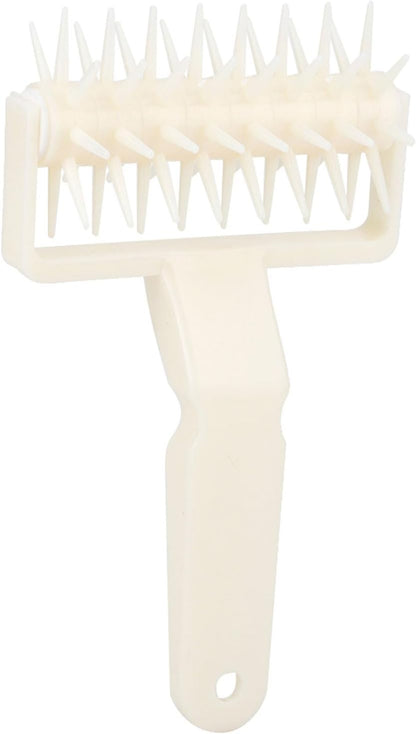 Pizza Dough Docker, Plastic Pastry Roller with Spikes, Docking Tool for Home and Kitchen