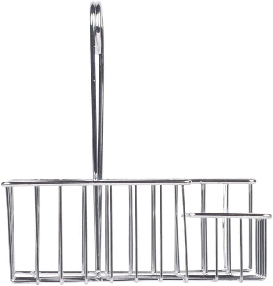 GET Modern Chrome Metal Four Compartment Condiment Caddy Table Caddies Collection
