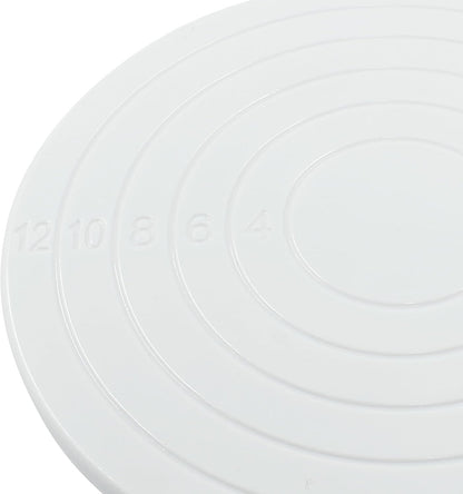 Bonsicoky Cake Decorating Turntable, 5.5 Inch, White
