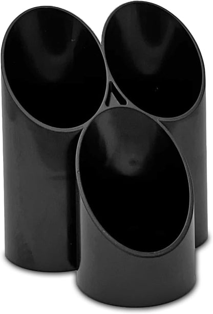 Hot Sauce Organizer, Condiment Caddy - 3 Bottle Stadium, Style V