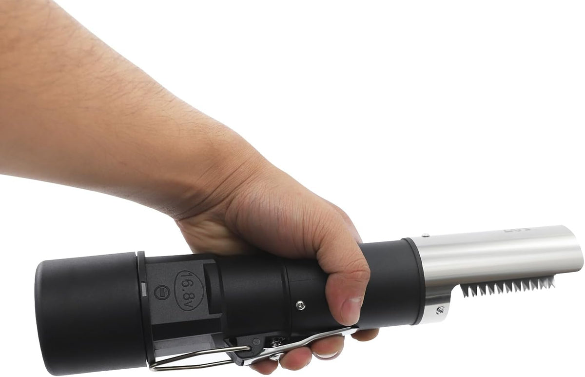 Electric Fish Scaler – 5500-7000 RPM High-Speed Stainless Steel Descaler, IPX5 Waterproof & 6-Sided Blades for Freshwater/Saltwater Fish – Kitchen & Commercial Use (Includes Adapter)