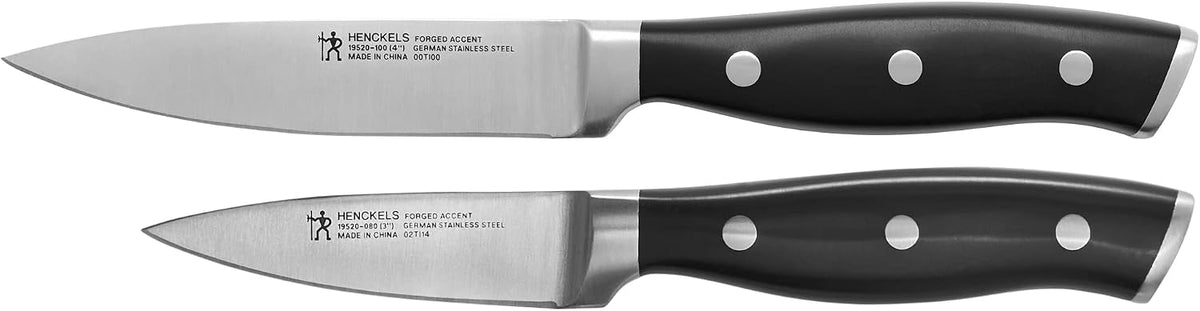 Henckels Forged Accent 2 pc Paring Knife Set, Razor-Sharp German Engineered