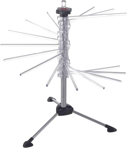 Marcato Tacapasta Premium Pasta Drying Rack. Foldable Pasta Dryer with Multiple Arms for Spaghetti, Fettuccine and Noodles, Compact Storage Design, Stable Base. Made in Italy