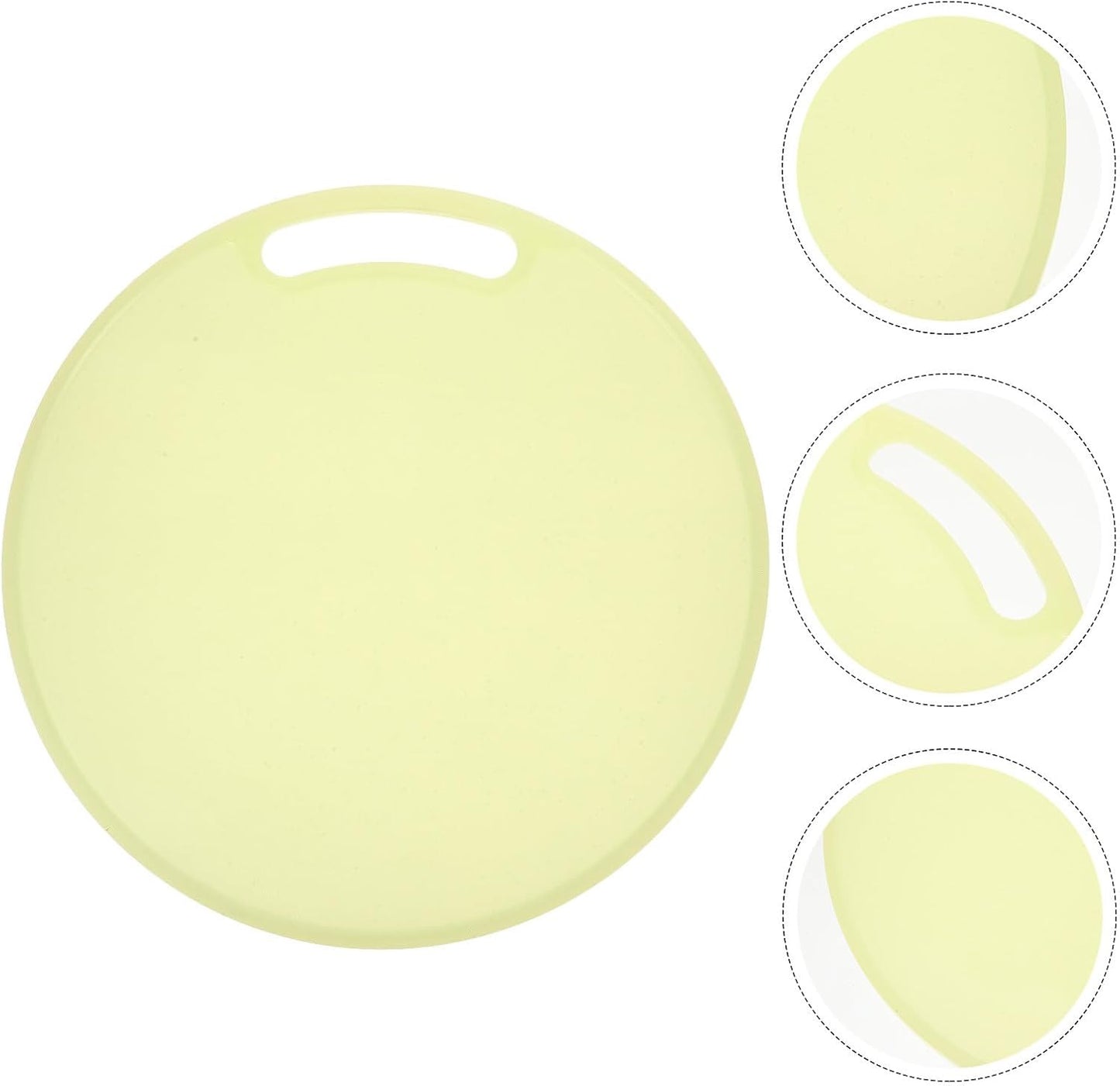 BESPORTBLE Pp Cutting Board 35×0.8cm Green Non-slip Kitchen Cutting Mat for Outdoor Barbecue and Domestic Food Preparation
