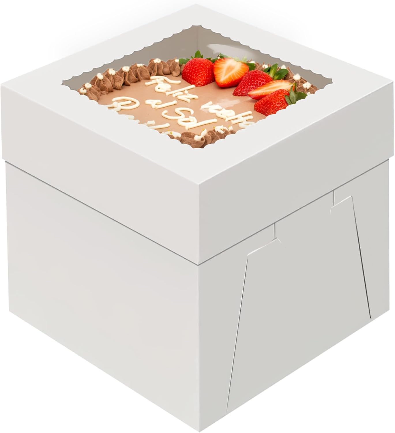 WINKIO Cake Boxes 12 inch, Cake Carrier Holder, Storage Transport Container