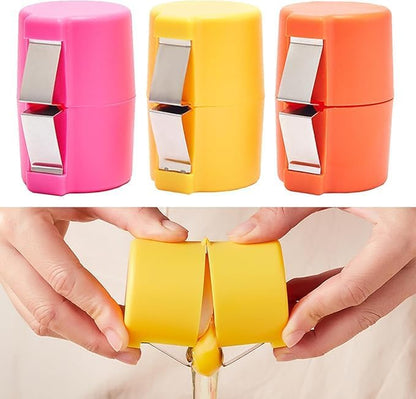 Egg Shell Opener, 3 Pcs Egg Separator for Raw Eggs