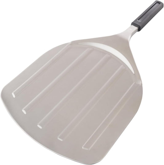 Solo Stove Stainless Pizza Peel | Stainless Serving Board, Pizza Paddle with Built-in Ridges, Accessory for Solo Stove Pi Pizza Oven, Other Ovens, 304 Stainless Steel, L: 24 in x W: 11.75 in, 1.8 lbs