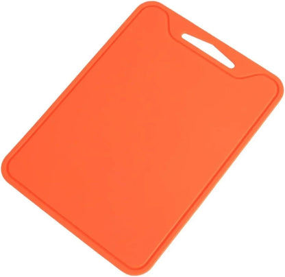 Cutting Board Mat For Household Kitchen Use, Portable With Non-Slip Surface(Dark)