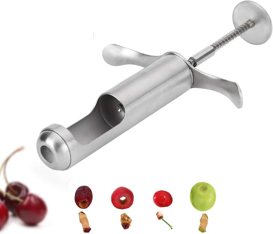 Red Dates Hawthorn Seeds Removing Tool, Reusable Grapes Seeds Removing Tool Stainless Steel Fruit Core Remover Tool for Red Dates Hawthorn Grape Kitchen Gadgets