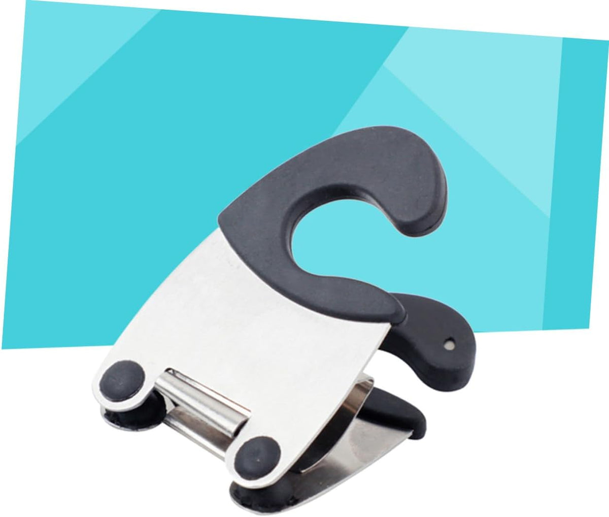 2pcs Pot Clip Spoon Holder - Stainless Steel Utensil Rest for Kitchen Cooking Clip for Spoon Ladle and Spatula Compact Design for Easy Storage