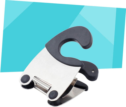 2pcs Pot Clip Spoon Holder - Stainless Steel Utensil Rest for Kitchen Cooking Clip for Spoon Ladle and Spatula Compact Design for Easy Storage