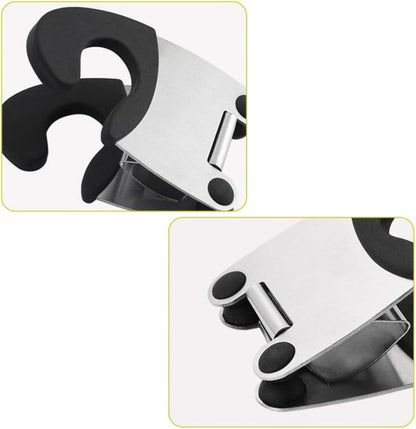 3Pcs Stainless Steel Pot Spoon Rest Clips, Utensil Holder