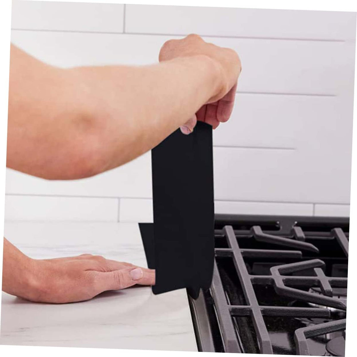 Silicone Stove Covers Flexible Filler for Seamless Sealing Between Stove and Counter Easy to Clean Kitchen Guard Ideal for Oven and Appliance Gaps