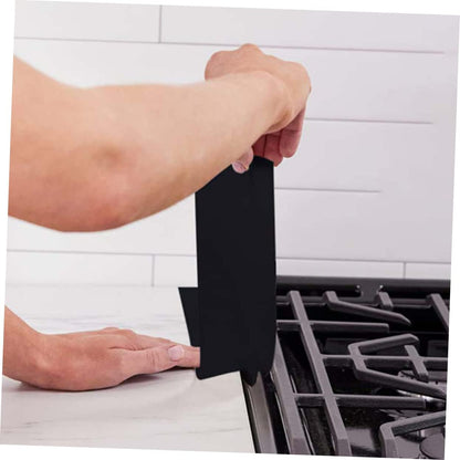 Silicone Stove Covers Flexible Filler for Seamless Sealing Between Stove and Counter Easy to Clean Kitchen Guard Ideal for Oven and Appliance Gaps