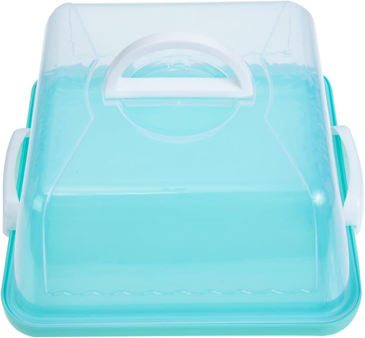 MAGICLULU Portable Cake Box Round Cake Cover Square Cake Carrier Cake Stand Cupcake Holder Carrier Transparent Cake Carrier Cake Storage Carrier Cakes Plastic Dessert Box Bride Mini