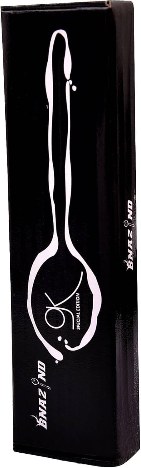 Chef Kunz Slotted Spoon | 9 Inch 18/10 Stainless Steel Silver Chef Cooking Spoons | Basting, Quenelle, Plating Spoon for Draining and Serving, Dishwasher Safe (Slotted)