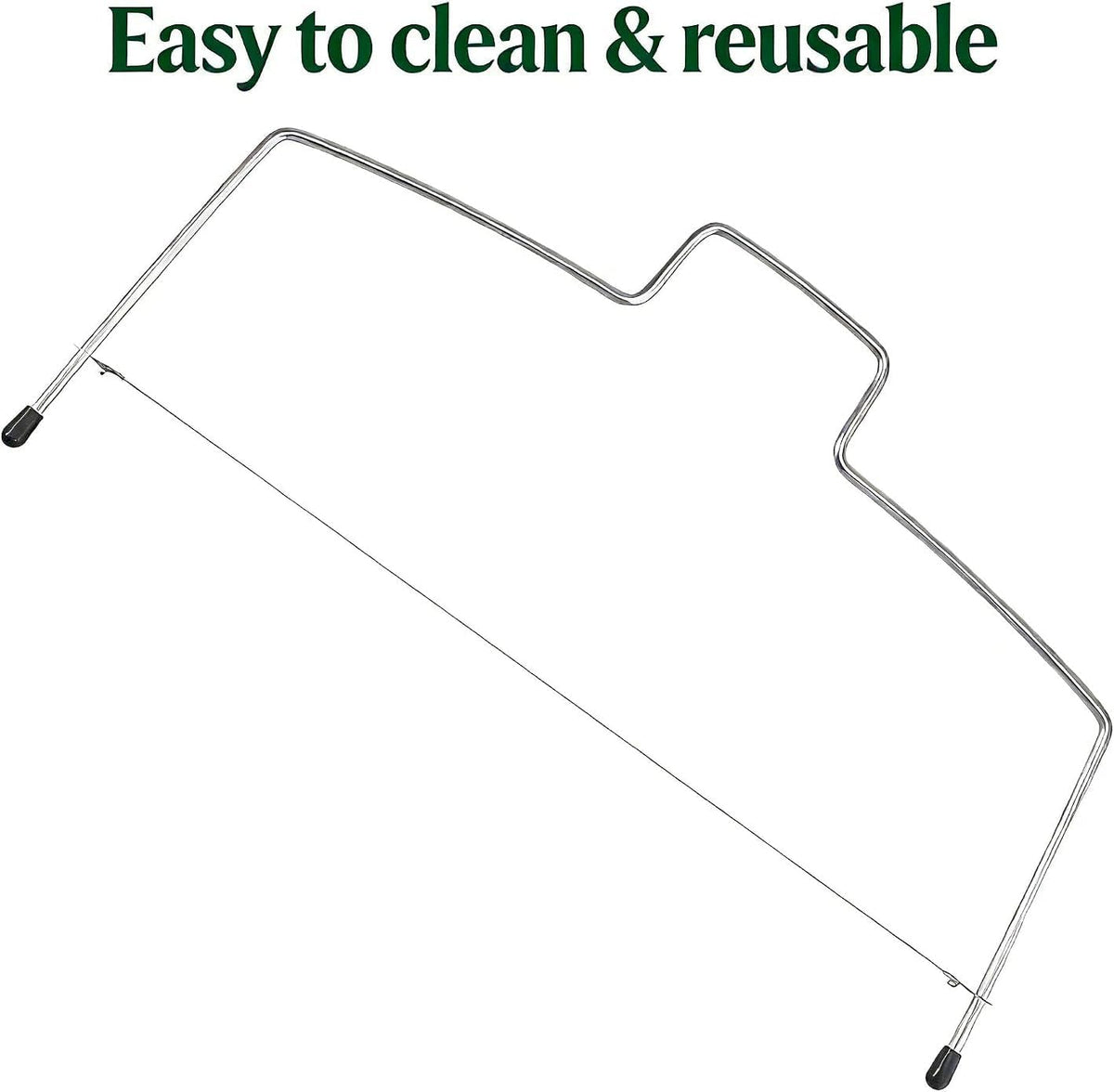 Cake Cutter Leveler, 12.5" Adjustable 2-Wire Stainless Steel Tool