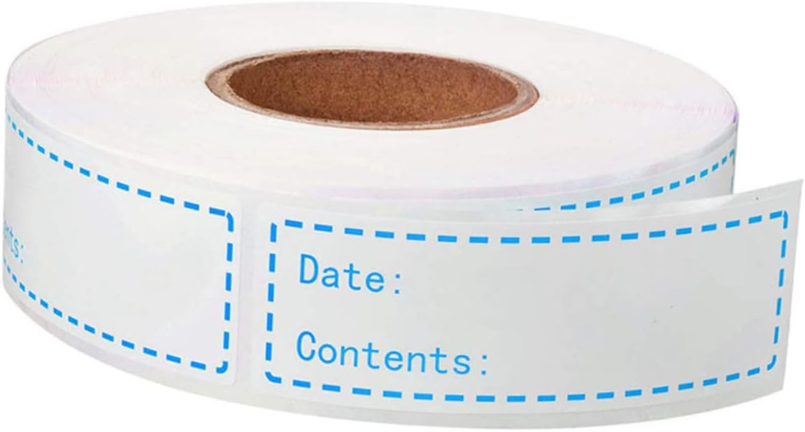 EXCEART 2rolls Food Storage Date Labels Kitchen Stickers for Keeping Removable Adhesive for Freezer and Refrigerator Use for Food Organization