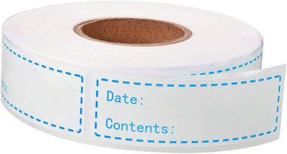 EXCEART 2rolls Food Storage Date Labels Kitchen Stickers for Keeping Removable Adhesive for Freezer and Refrigerator Use for Food Organization