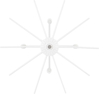 Restaurantware White Plastic lb Pasta Drying Rack, 15.7 x 11 in