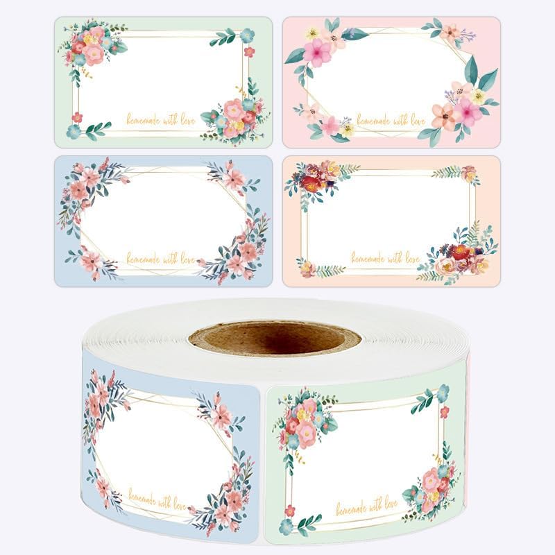 100-Pack Removable Freezer Labels, Waterproof Food Storage Stickers for Date & Contents Marking - Colors B