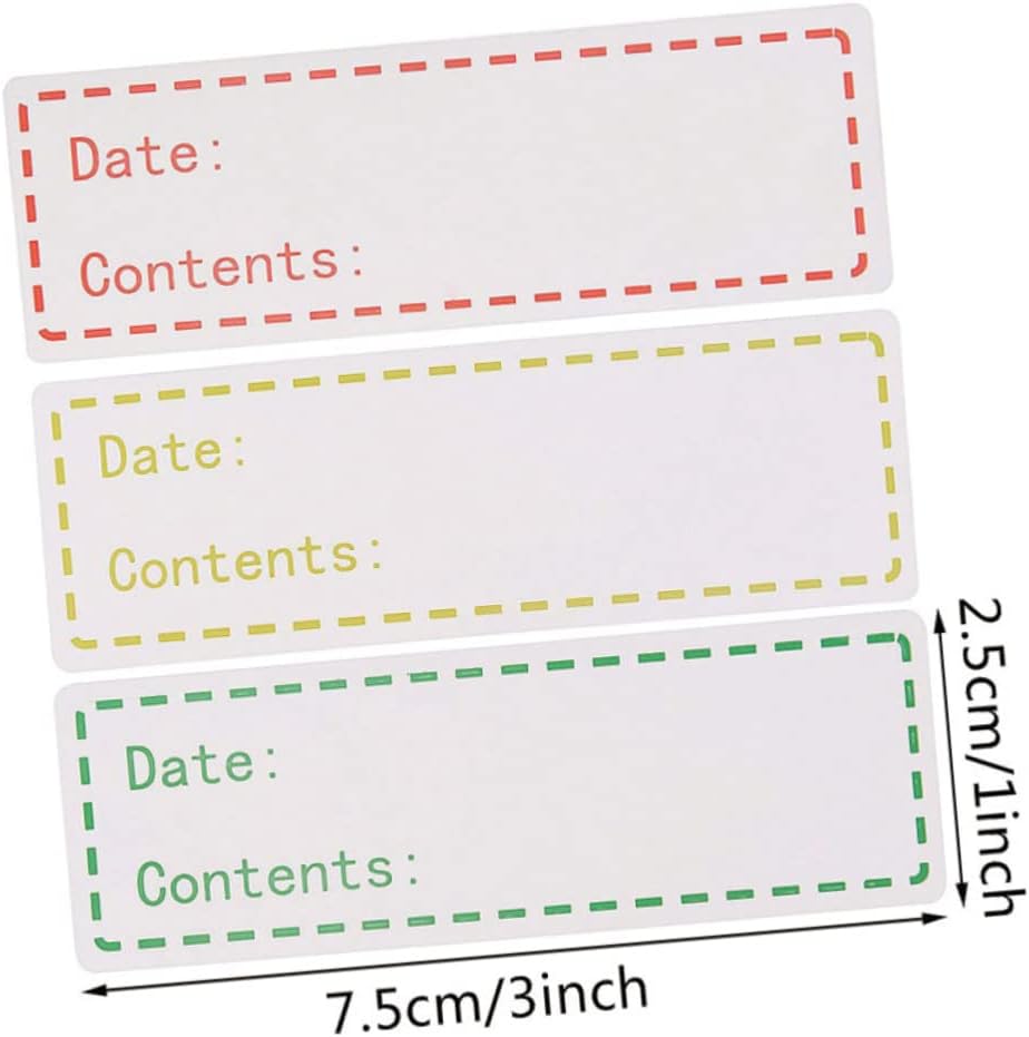 NUOBESTY Kitchen Food Date Stickers Eco-Friendly Record Date Labels for Food Storage Easy Peel Adhesive for Smooth Surfaces for Home Organization and Meal Prep