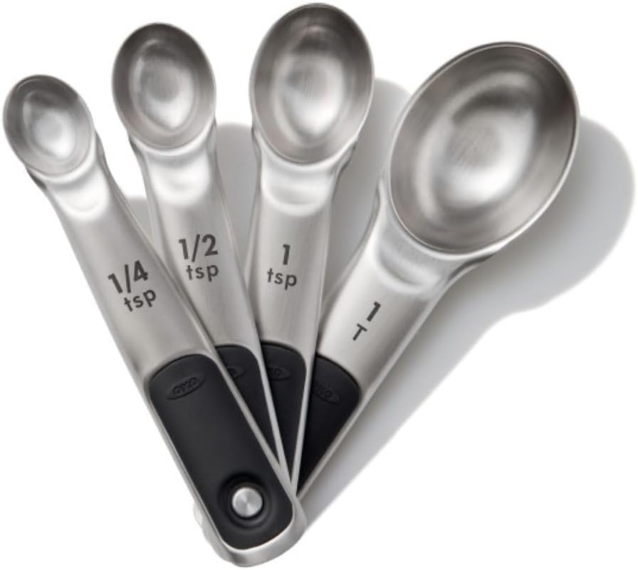 OXO Good Grips 4 Piece Stainless Steel Measuring Cups with Magnetic Snaps