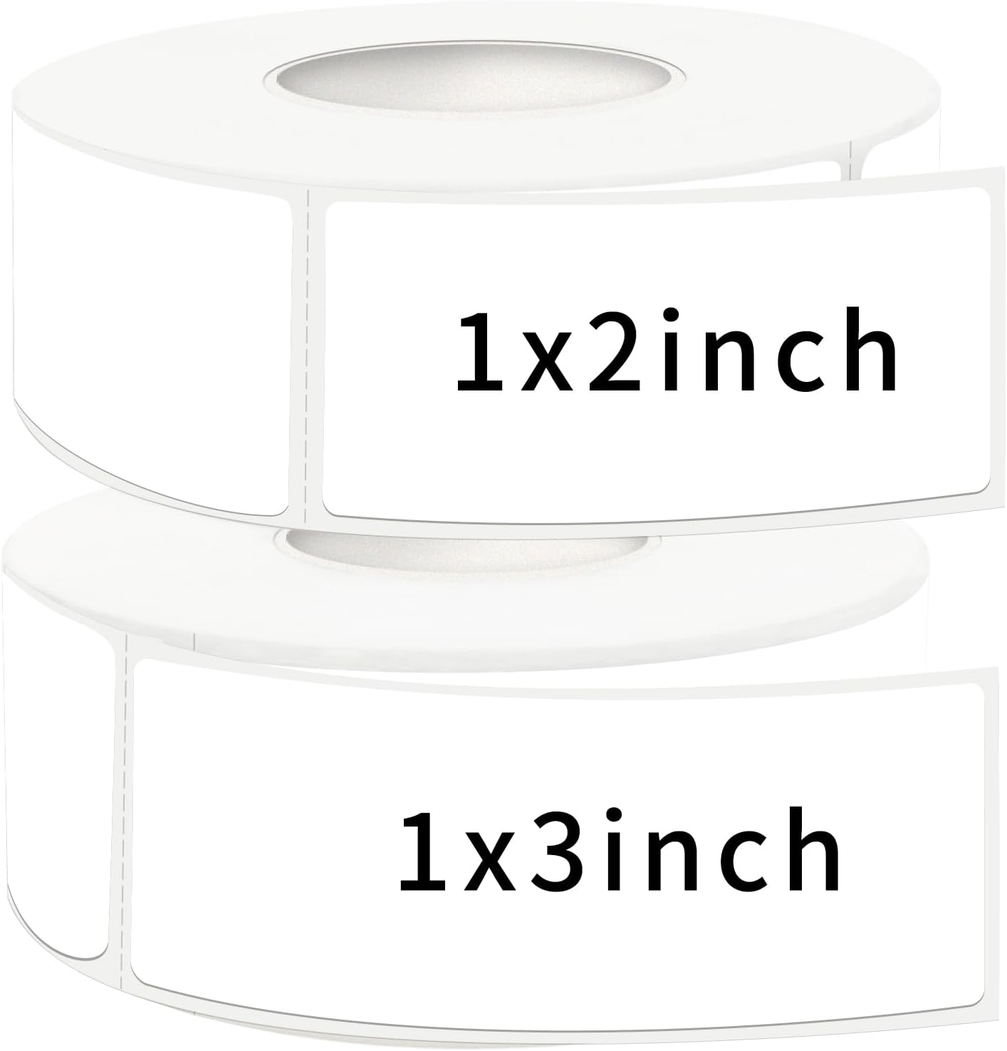 Removable Freezer Labels, Date Label 1x3 Inch Food Storage Stickers, Waterproof Oil Resistant Easy Clean Leaves no Residue 250 Total Per Roll