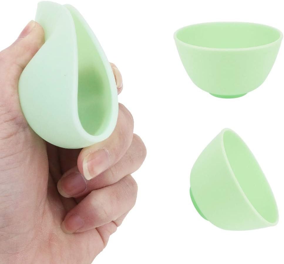 10 PCS Multi-colorful Silicone Mixing, Prep, Serve, Condiment and Facial Mask Bowls for Skincare, DIY Craft, Resin, and Acrylic Painting