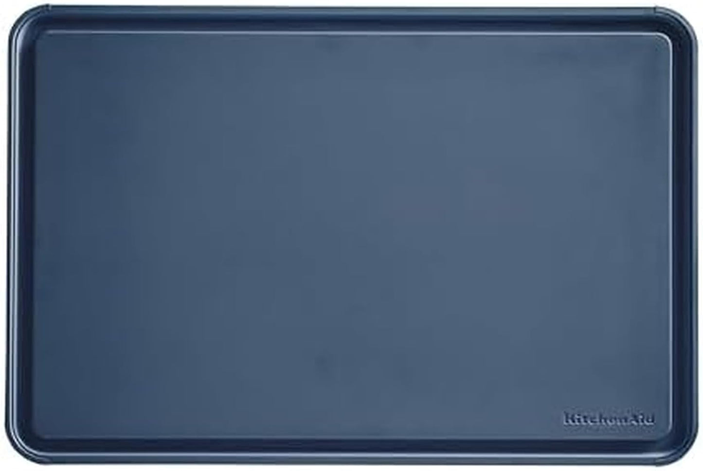 KitchenAid Classic Plastic Cutting Board with Perimeter Trench and Non Slip Edges, Dishwasher Safe, 12 inch x 18 inch, Gray